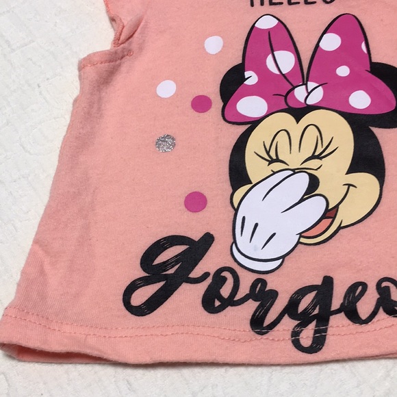 12m (5/$20) Peachy Minnie Mouse Tank by Disney - Picture 3 of 10